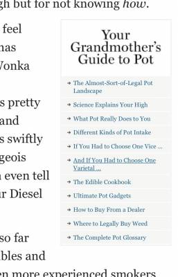 Your Grandmother's Guide To Pot